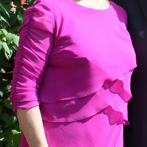 Ursula of Switzerland size 6 fuchsia dress